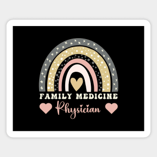 Funny Job Title Worker Family Medicine Physician Magnet